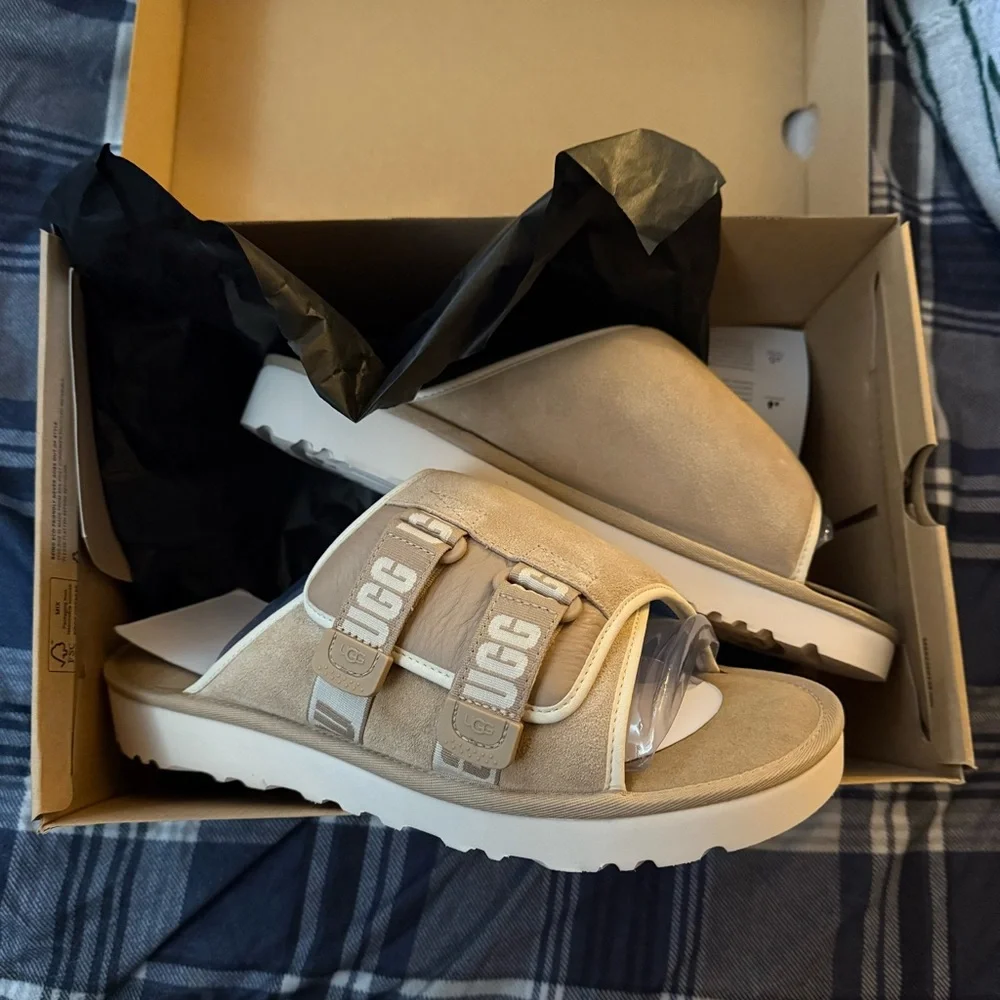 UGG Goldencoast Strap Slides Size 12 NIB - Picture 4 of 5